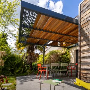 Pergola sous portique